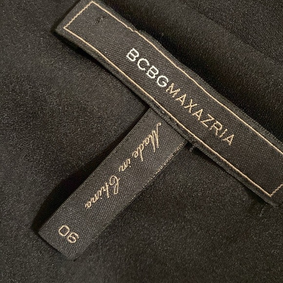 BCBG MAXAZRIA women fit flare dress PERLA print Bleu event luxury office 06 boho - Picture 8 of 11